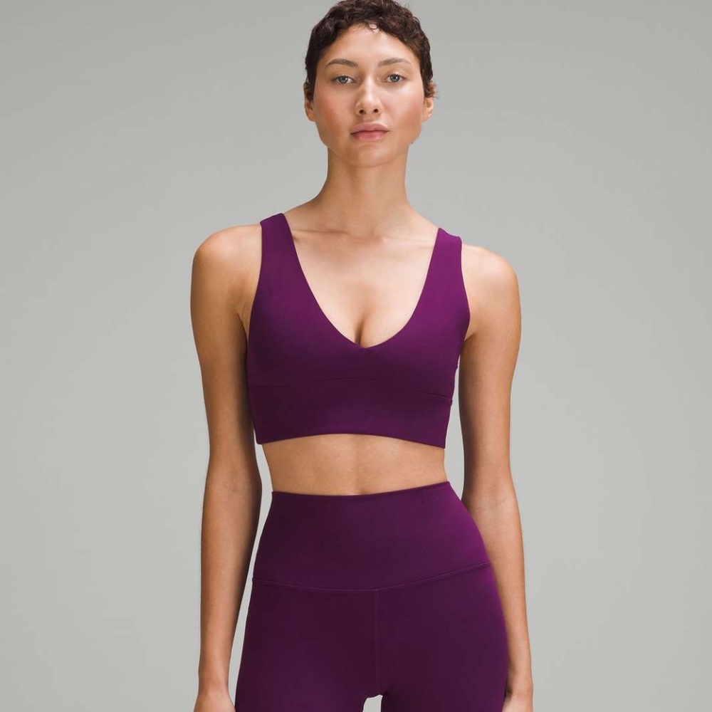 lululemon Align™ V-Neck Bra *Light Support, A/B Cup, Dramatic Magenta